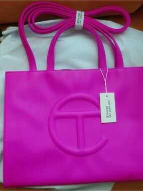 Telfar Hot Pink Carryall Tote Bag